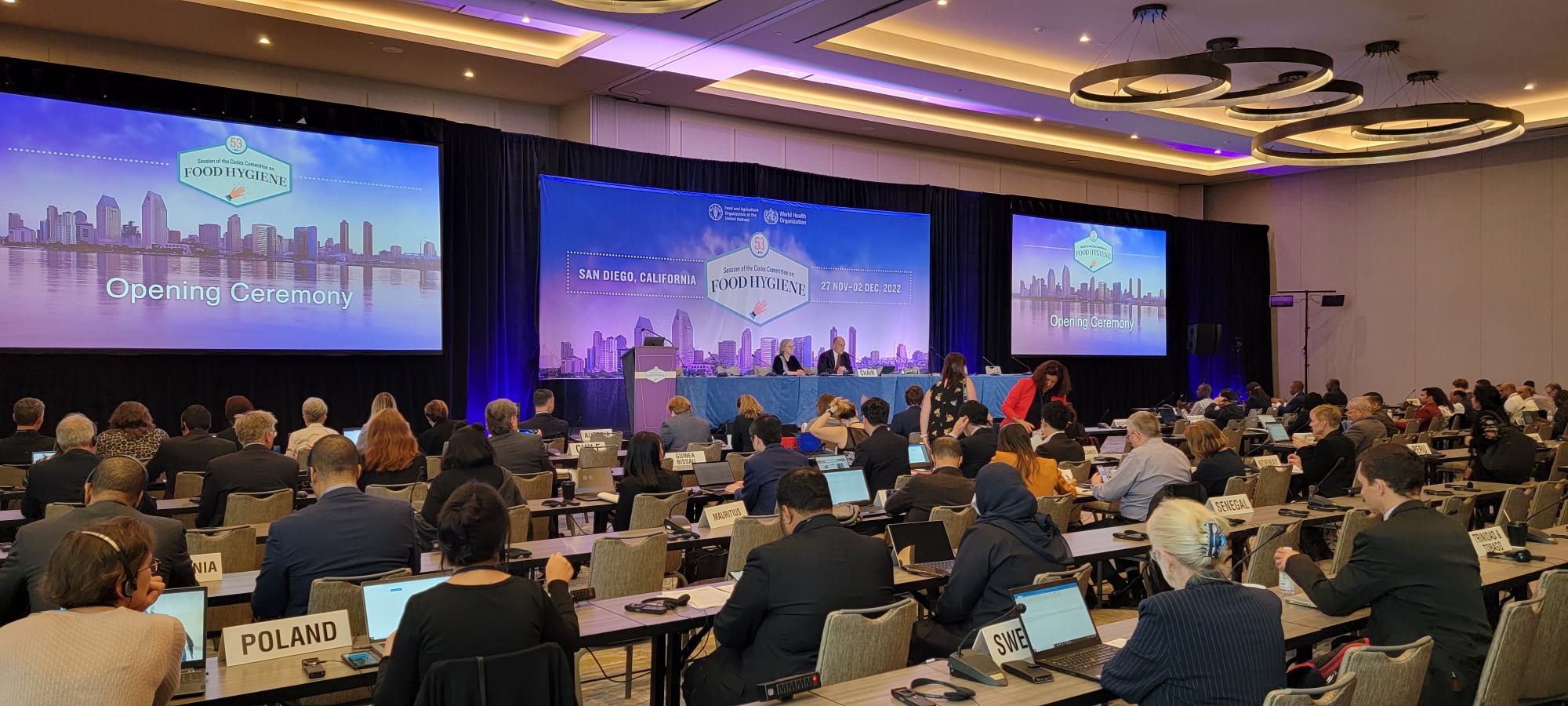 Codex food hygiene meeting opens in San Diego