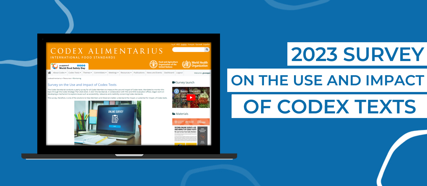 2023 survey for Members on the use and impact of Codex texts launched