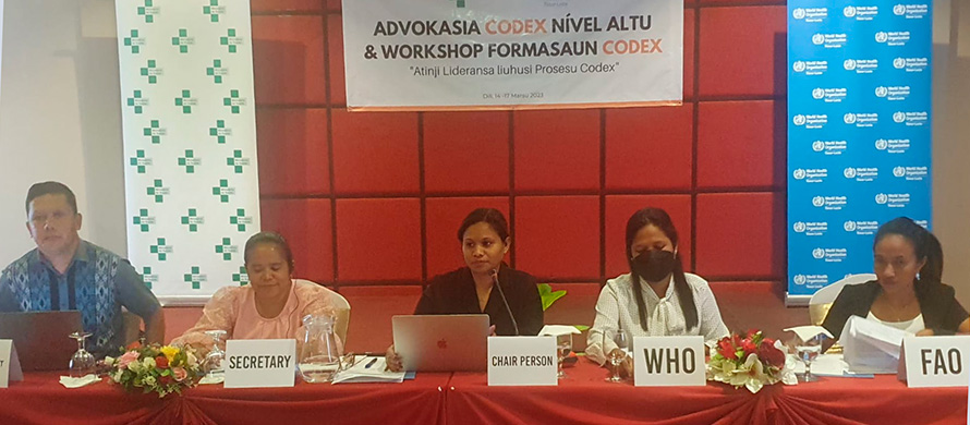 Mock Codex sessions aid training for Timor Leste Codex Trust Fund project 