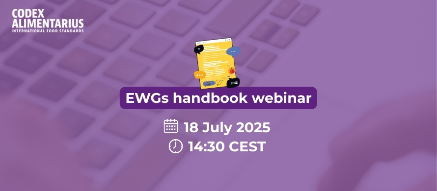 New Codex webinar presents electronic working groups handbook