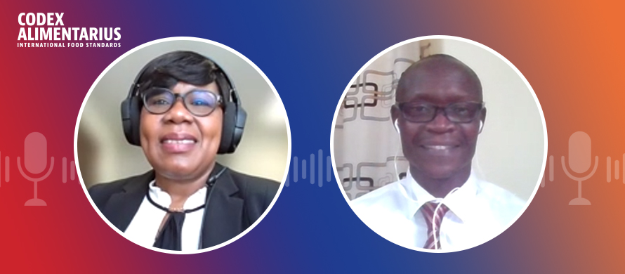 In conversation / Codex podcast on food hygiene standards setting, with CCFH co-Chairs