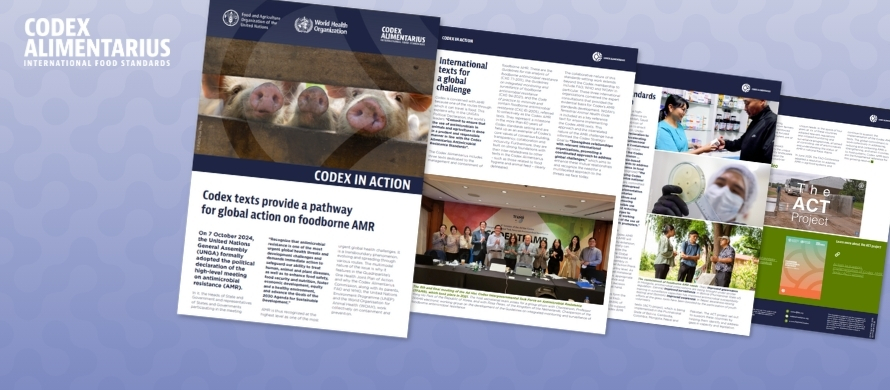 WAAW / Codex AMR texts are the global reference for tackling foodborne antimicrobial resistance